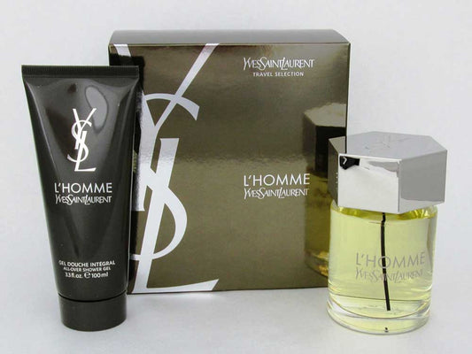L'Homme by Yves Saint Laurent 2pc Gift Set: EDT 3.3oz+ Sh/Gel 3.3oz