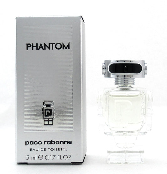 Paco Rabanne Phantom Eau De Toilette Mini Splash for Men 5 ml./ 0.17 oz. New