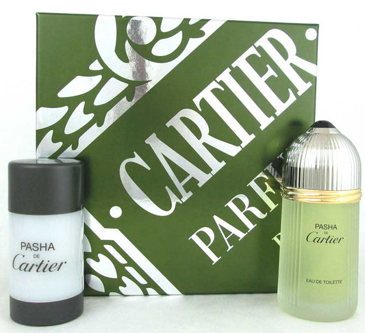 Pasha De Cartier 2 Pcs Set for Men:3.3 oz EDT Spray+2.5 oz DeoStick