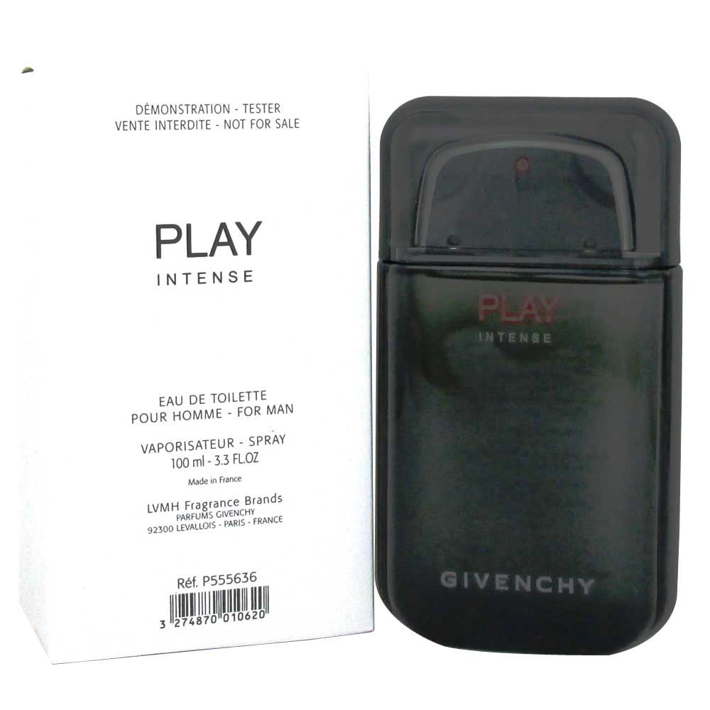 Play Intense by Givenchy Eau De Toilette Spray 3.3 oz. Men *Tester