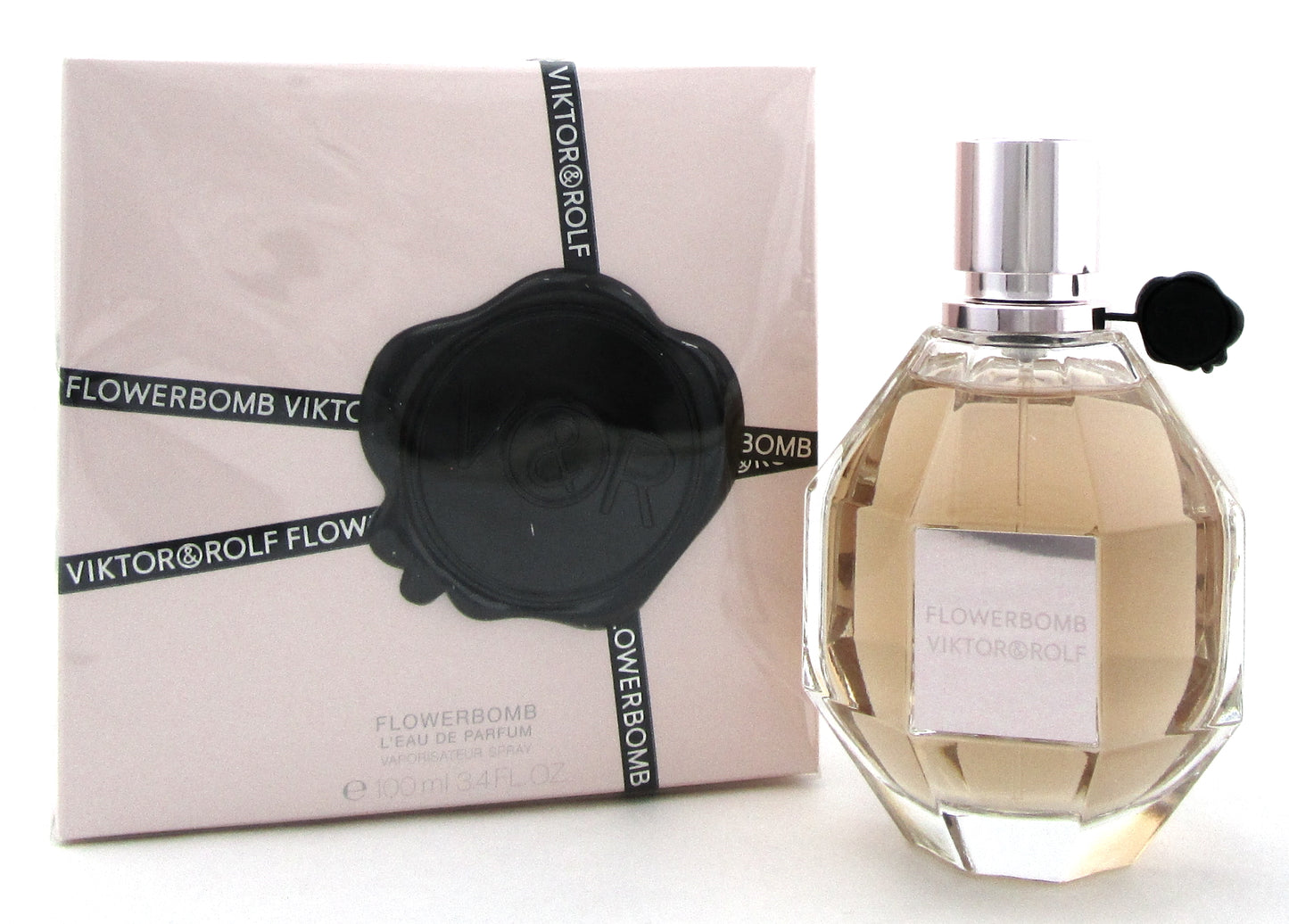 Flowerbomb by Viktor & Rolf 3.4 oz L'Eau de Parfum Spray Women. New DAMAGED Box