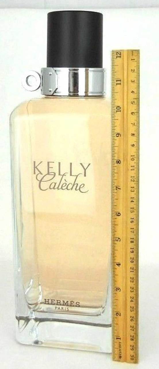Kelly Caleche by Hermes Giant Factice Bottle with Liquid 13"Tall.
