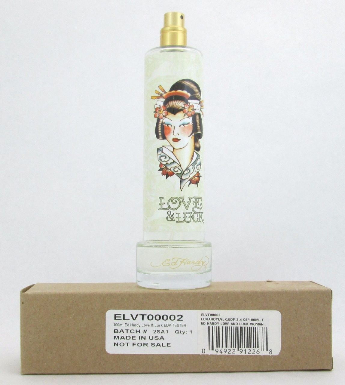 Ed Hardy Love & Luck by Christian Audigier EDP Spray 3.4 oz *Tester