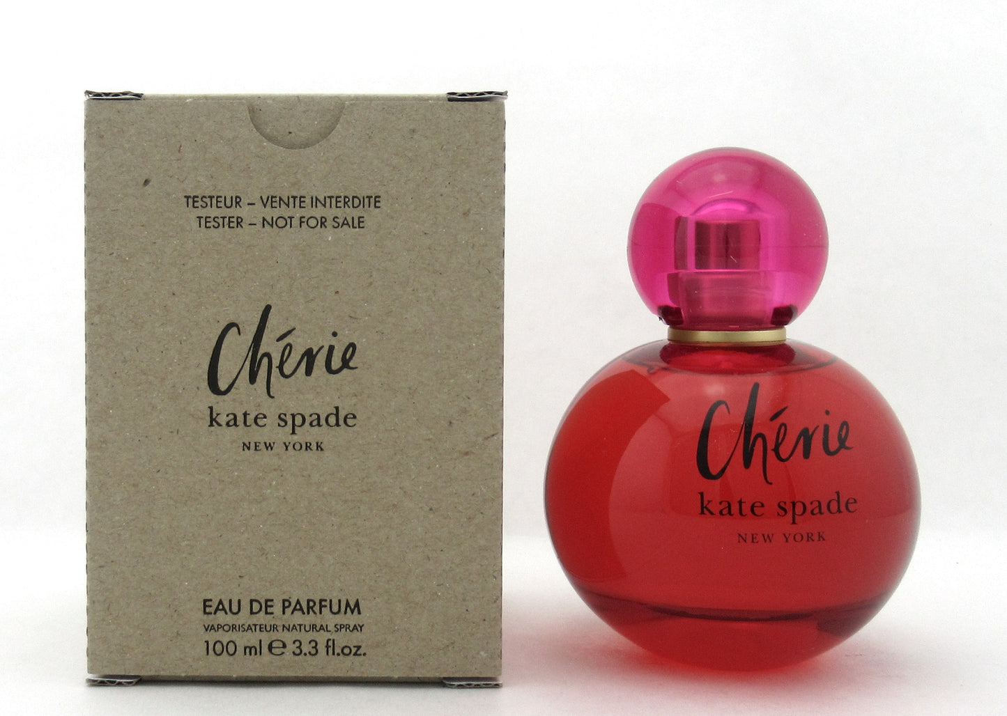 Kate Spade CHERIE EDP Spray for Women 100 ml./ 3.3 oz. New Tester w/Cap
