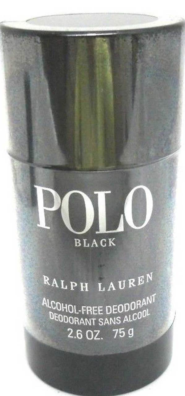 Polo Black Men by Ralph Lauren Alcohol Free Deodorant Stick 2.6 oz.