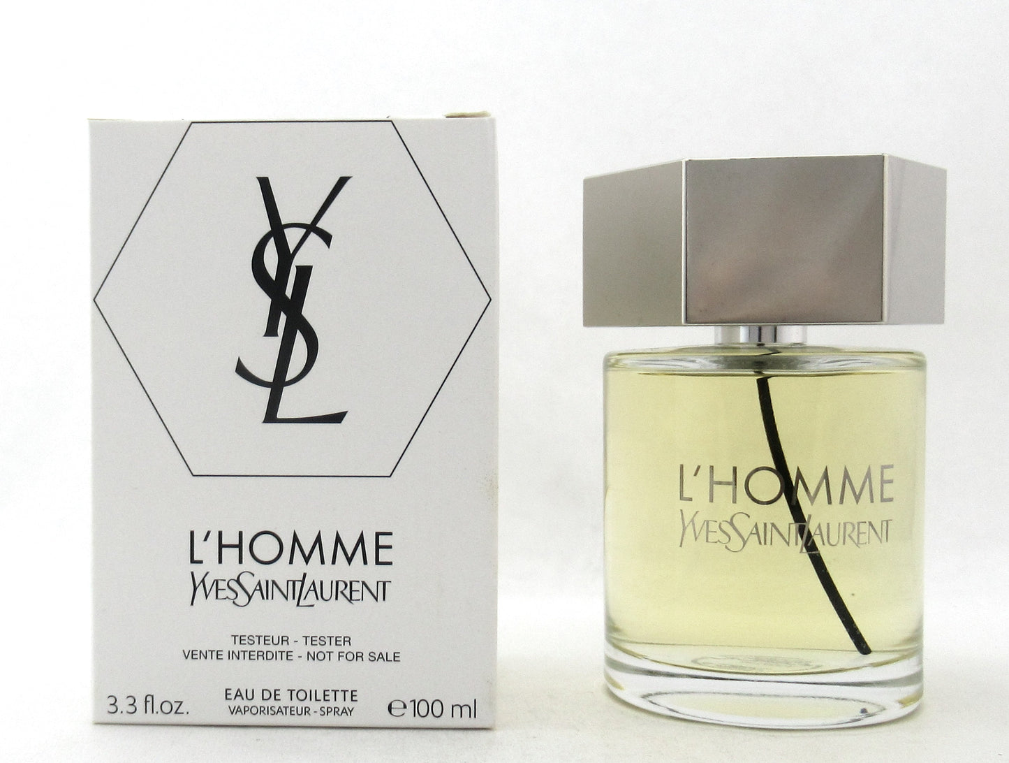 L'Homme by Yves Saint Laurent Eau De Toilette Spray for Men 100 ml./ 3.3 oz. New Tester w/cap