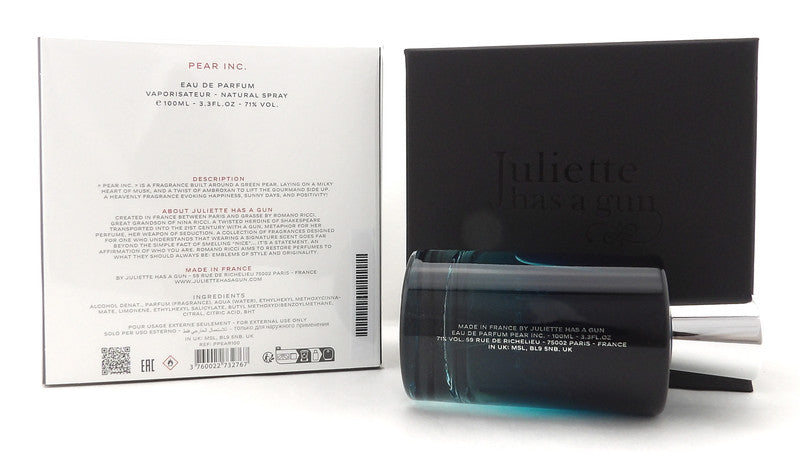 Juliette Has a Gun PEAR INC. 3.3 oz. Eau de Parfum Spray New in Sealed Box