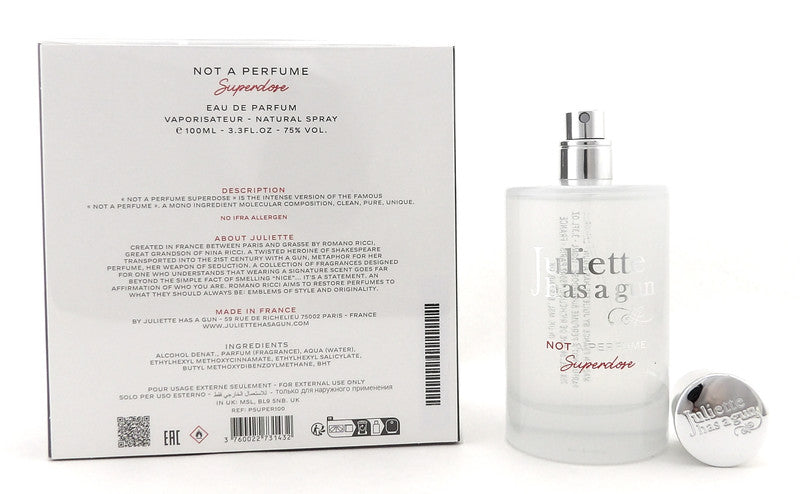 Juliette Has a Gun NOT A PERFUME Superdose 3.3 oz.Eau de Parfum Spray Sealed Box