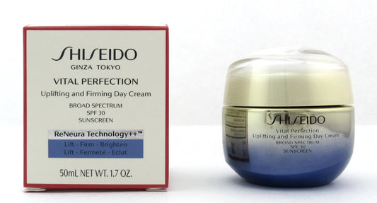 Shiseido Vital Perfection Uplifting And Firming Day Cream SPF 30 Sunscreen 50 ml./ 1.7 oz. New