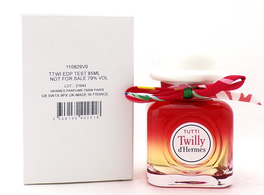 Tutti Twilly d'Hermes by Hermes 2.87 oz. EDP Spray for Women. New Tester w/Cap
