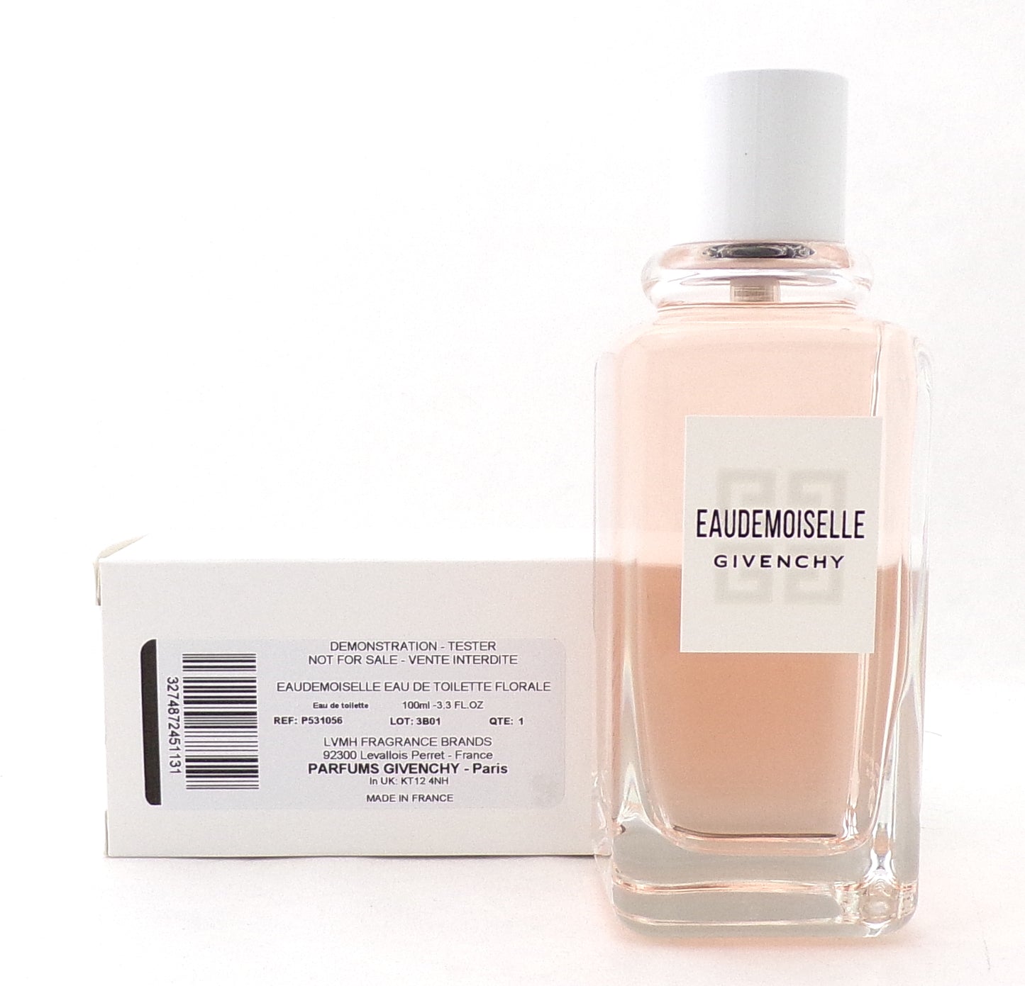 Eaudemoiselle by Givenchy 3.3 oz. Eau de Toilette FLORALE Spray for Women. New  Tester w/Cap