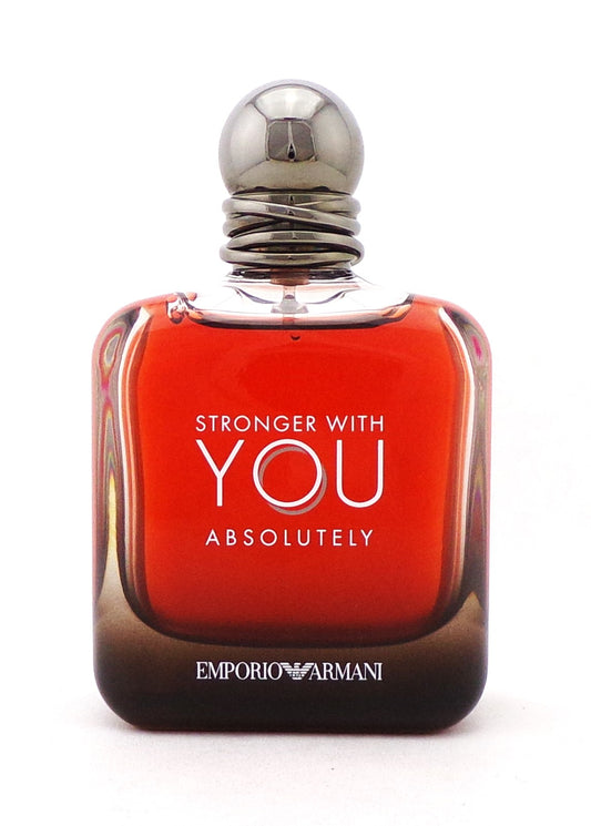 Emporio Armani Stronger With You ABSOLUTELY 3.3 oz Parfum Spray Men. New. NO Box