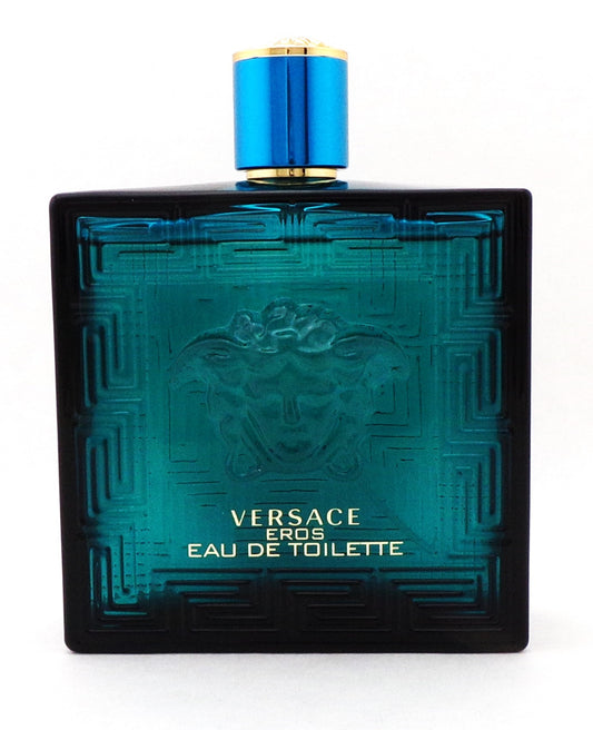 Versace Eros by Gianni Versace Eau de Toilette Spray for Men 6.7 oz./ 200 ml.  NO BOX Lower Fragrance Level