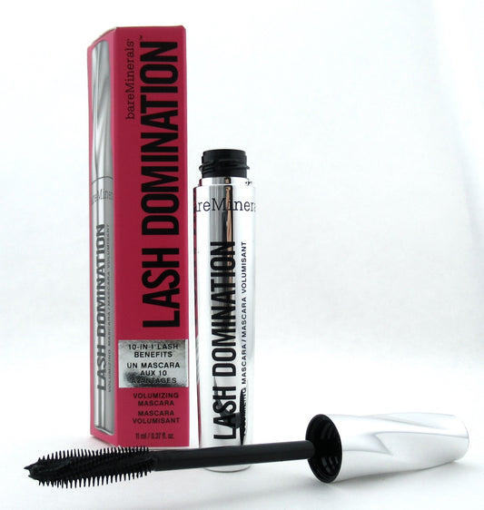 BareMinerals Lash Domination Volumizing Mascara Intense Black 11 ml./ 0.37 oz.  Full Size