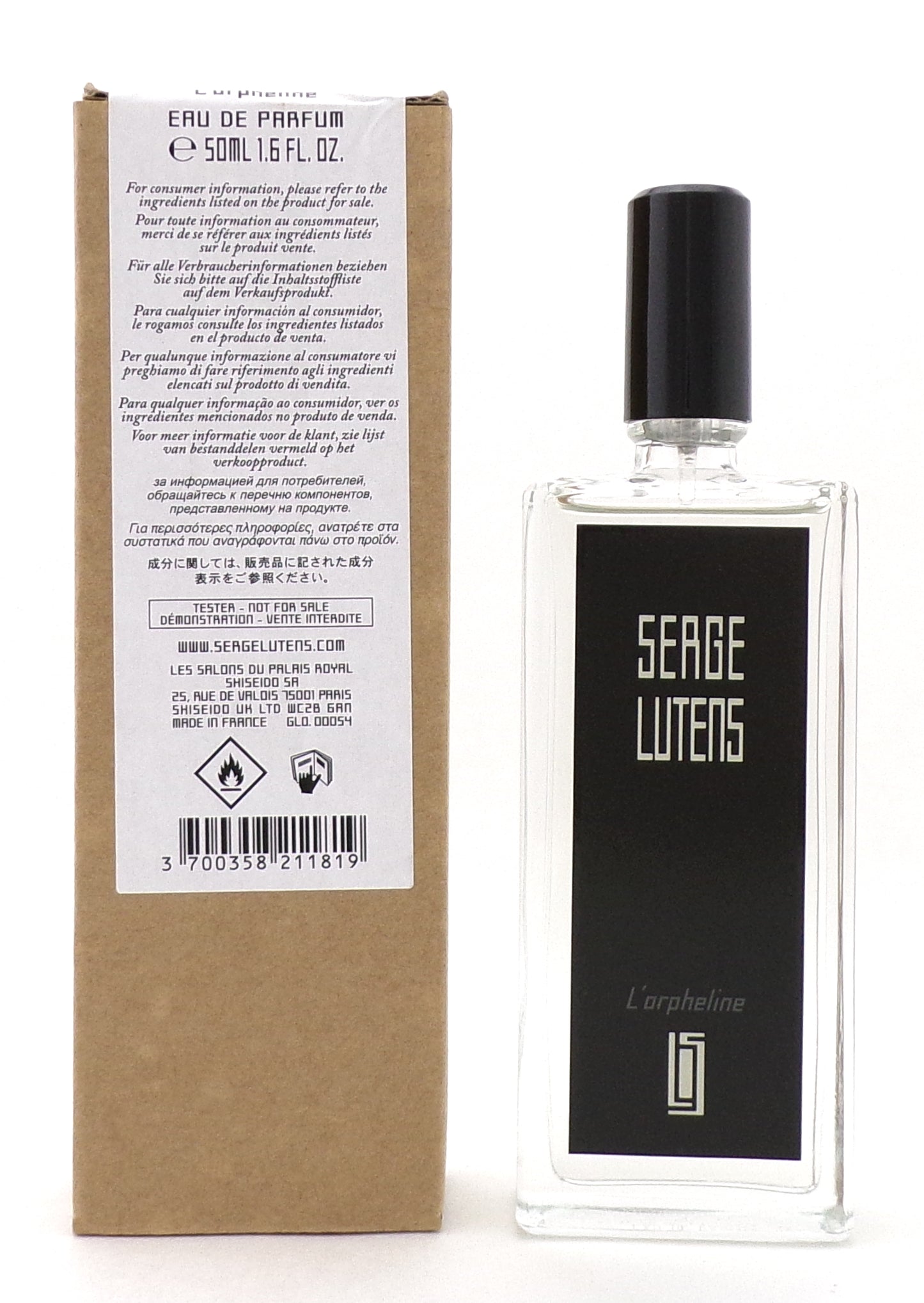 Serge Lutens L'orpheline 1.6 oz. Eau de Parfum Spray Unisex. New Tester