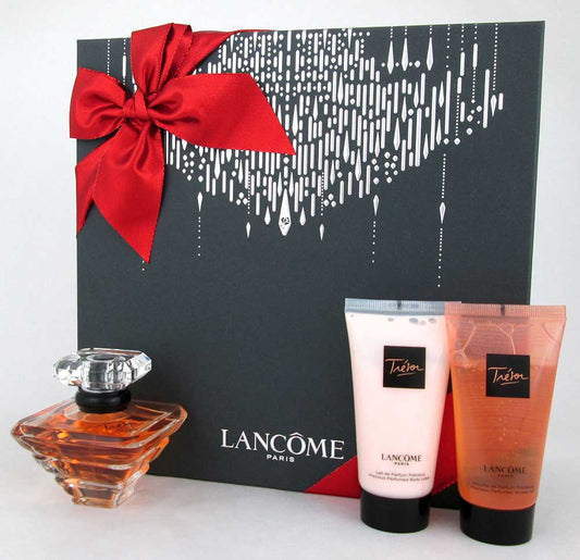 Tresor by Lancome Gift Set:1.7oz.EDP Spray +1.7oz.B/Lotion & Sh./Gel