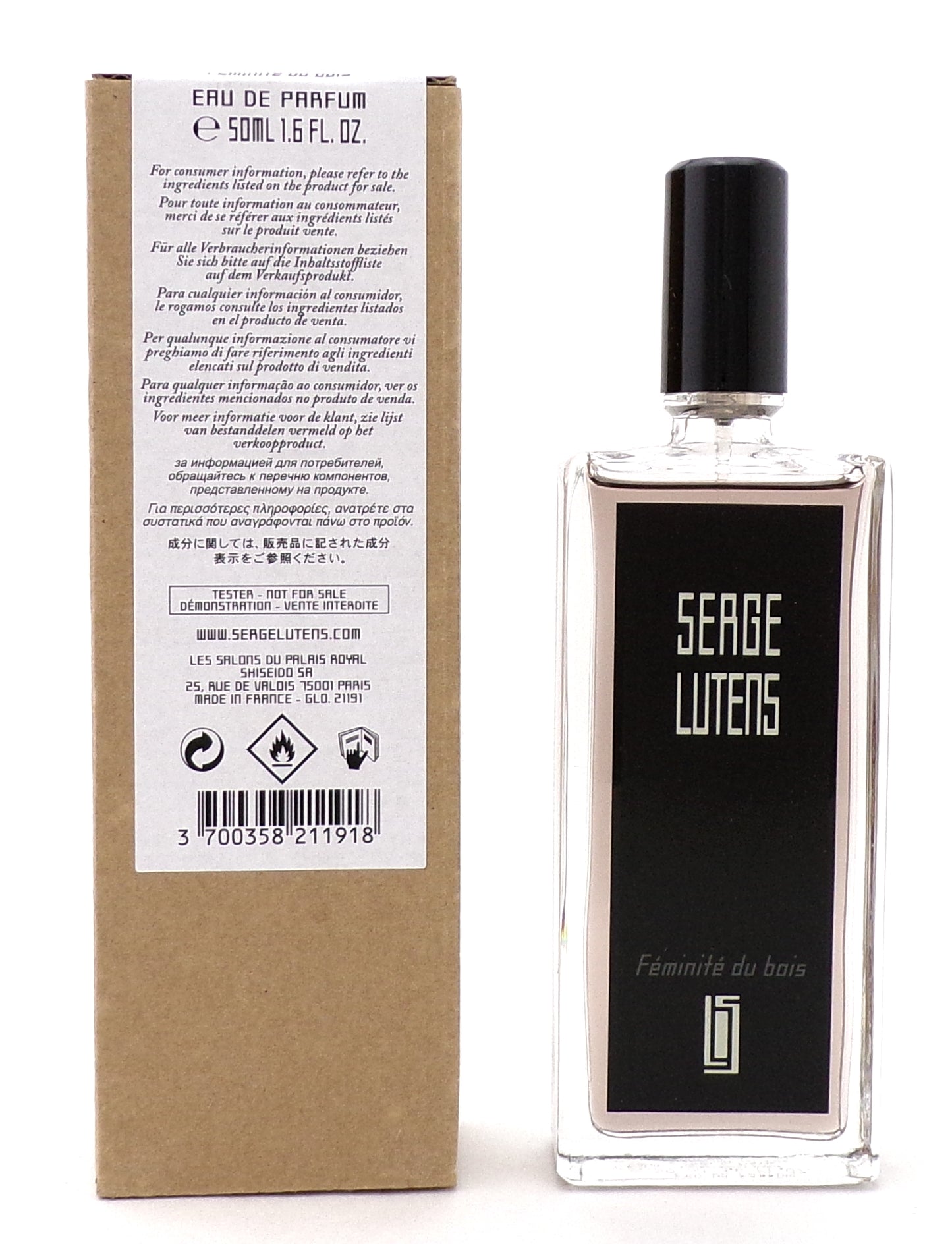 Serge Lutens Feminite du Bois 1.6 oz. Eau de Parfum Spray Unisex. New Tester