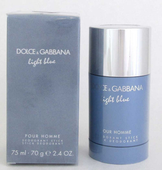 Light Blue by Dolce & Gabbana For Men Deodorant Stick 2.4 oz Sealed