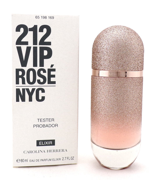212 VIP Rose ELIXIR by Carolina Herrera 2.7 oz  EDP Spray for Women. New Tester