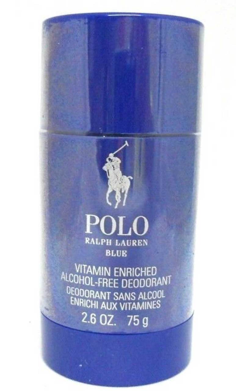 Ralph Lauren Polo Blue Alcohol Free Deodorant Stick 2.6oz 75g Sealed.
