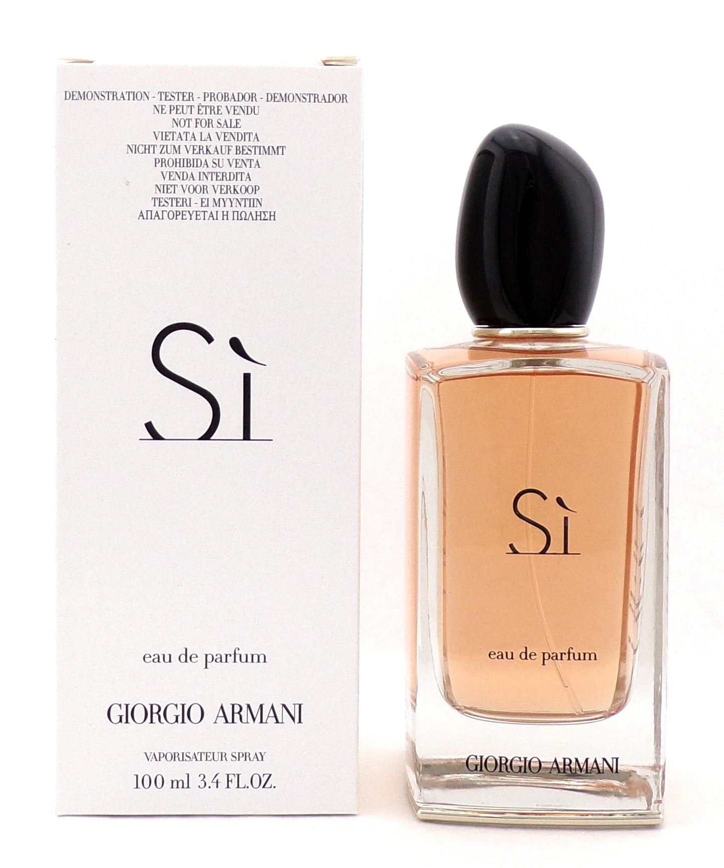 Si by Giorgio Armani 100 ml./ 3.4 oz. Eau de Parfum Spray for Women New Tester w/Cap