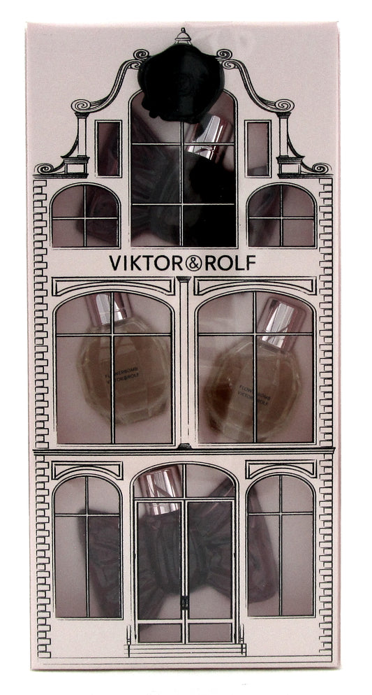 THE HOUSE of Viktor & Rolf Mini Set: 2x7ml. Flowerbomb+ 2x7ml. Bonbon.Sealed Box