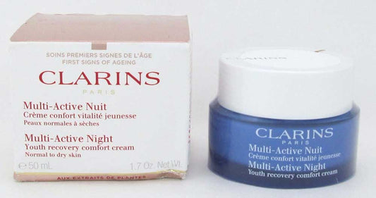Clarins Multi-Active Night Youth Recovery Comfort Cream 1.7 ozDamaged