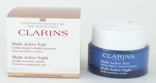 Clarins Multi-Active Night Youth Recovery Cream 1.7 oz./50 ml.NIB