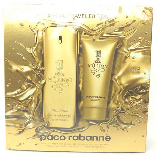 Paco Rabanne 1 Million for Men Set with 3.4 oz.Slightly Damaged Box