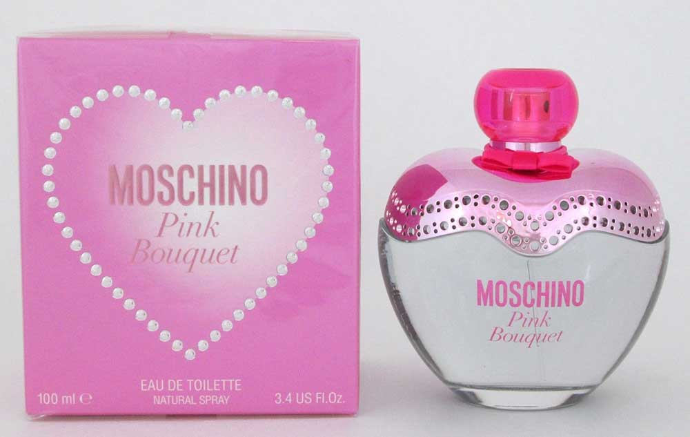 Pink Bouquet by Moschino Eau de Toilette Spray for Women 3.4 oz NIB