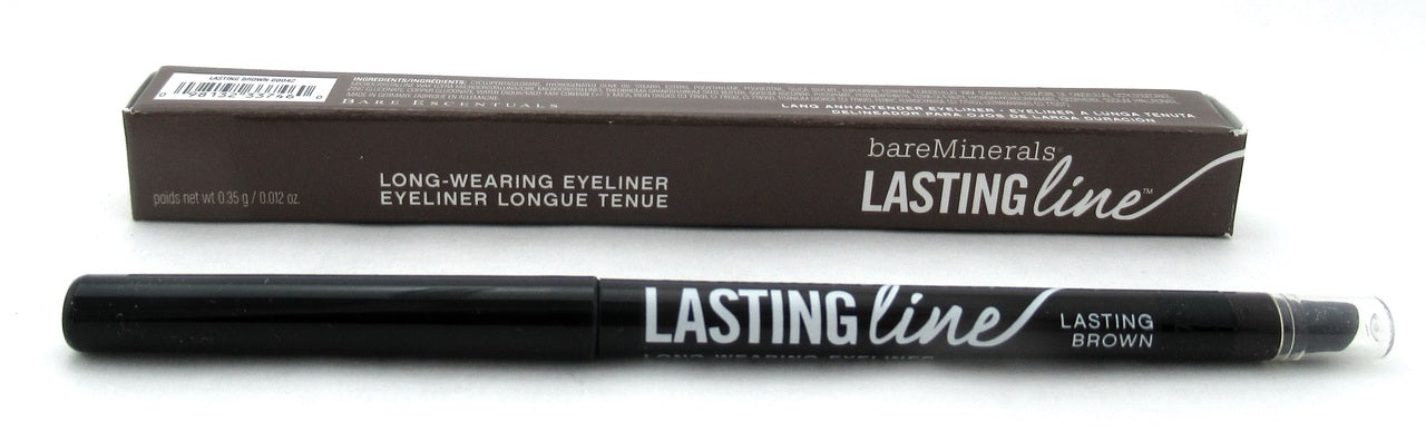 BareMinerals Lasting Line Long-Wearing Eyeliner Lasting Brown 0.012 oz. New