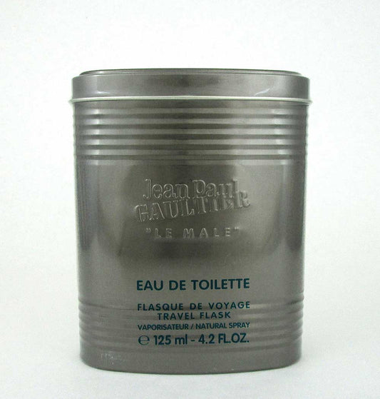 Jean Paul Gaultier Le Male Eau De Toilette SprTravel Flask 4.2 oz NIB