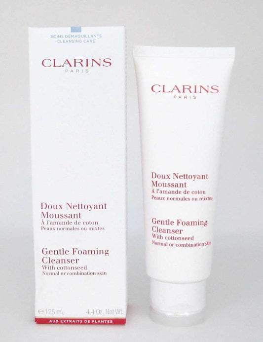 Clarins Gentle Foaming Cleanser with Cottonseed 4.4 oz/125Damaged Box