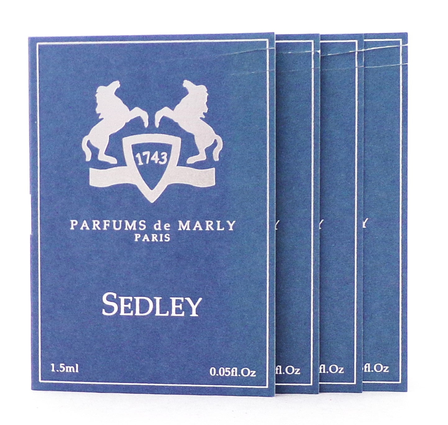 SEDLEY by Parfums de Marly Eau de Parfum Vial Spray for Men 1.5 ml./ 0.05 oz.  New Lot of  4