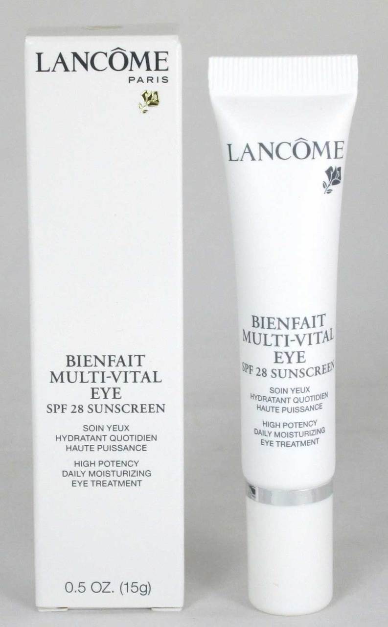 Lancome Bienfait Multi-Vital Eye Treatment SPF 28 Moisturizer 0.5 oz