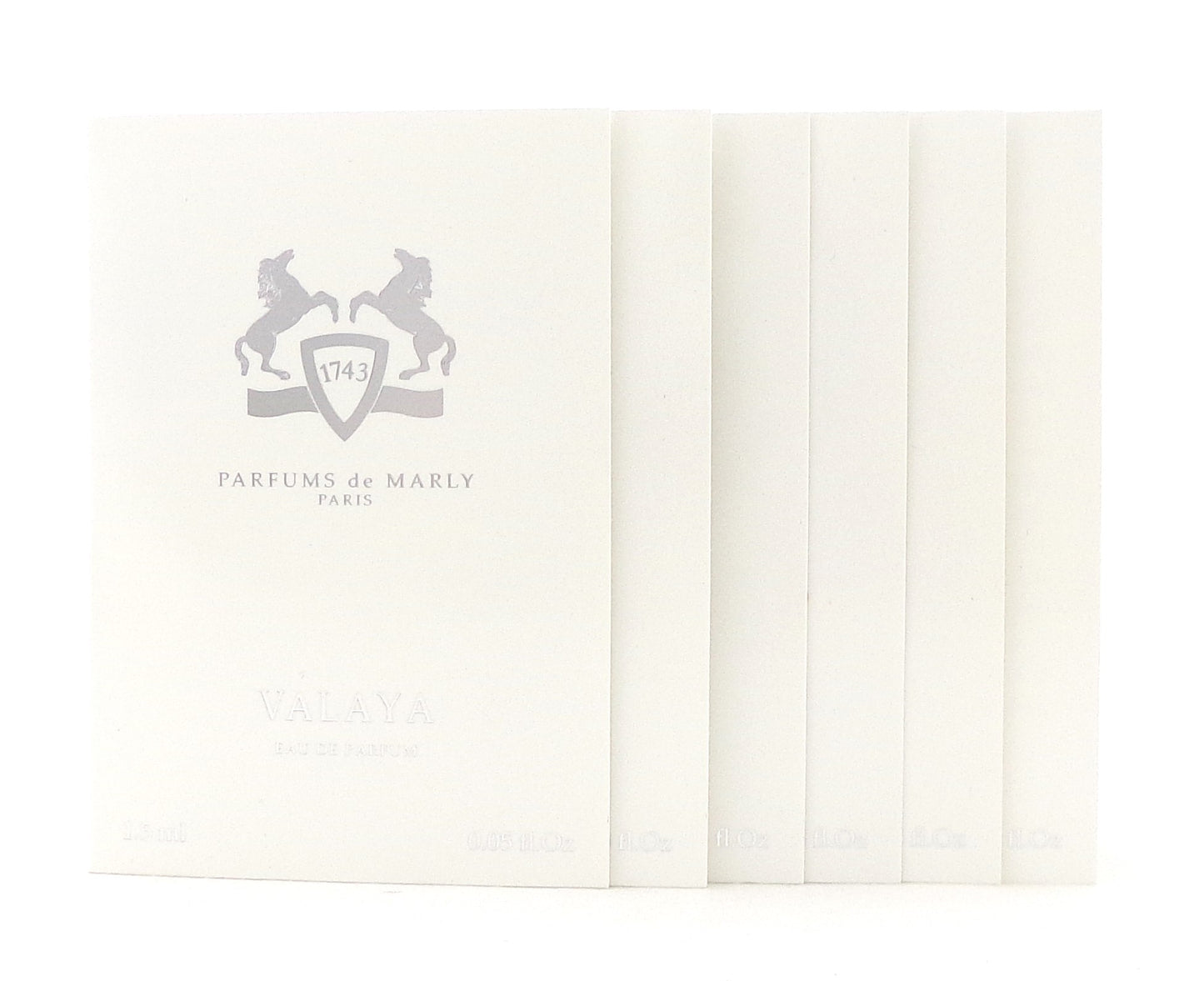 VALAYA by Parfums de Marly 1.5 ml. Eau de Parfum Vial Spray for Women. Pack of 6 pcs