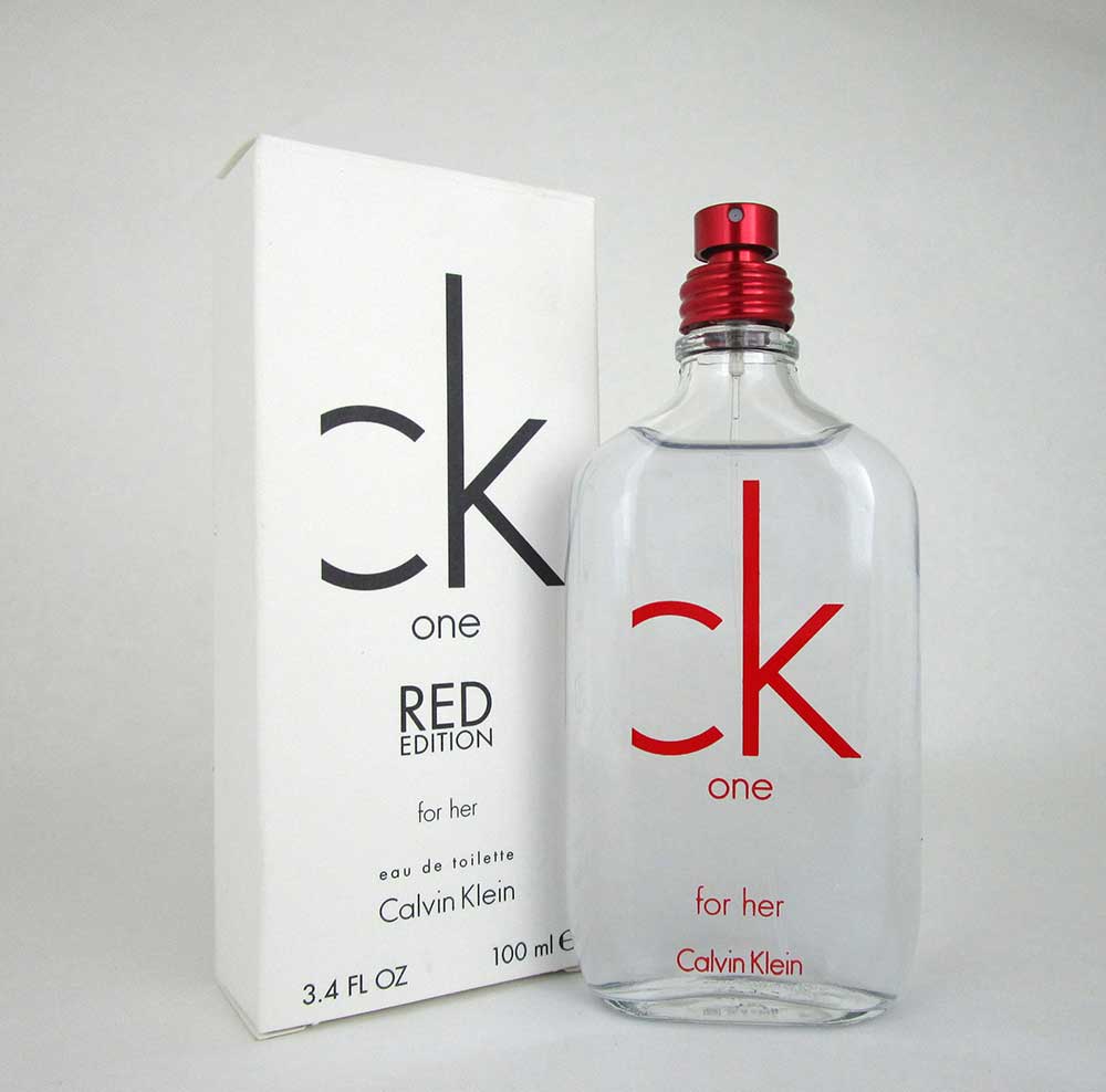 CK One Red Edition for Her by Calvin Klein 3.4 oz.EDT Spray *Tester