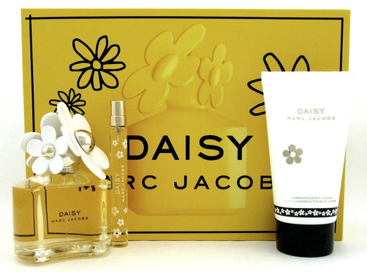 Daisy by Marc Jacobs 3.4oz.+10ml. EDT Spray+5.1oz.B/L. Brand New Set for Women.
