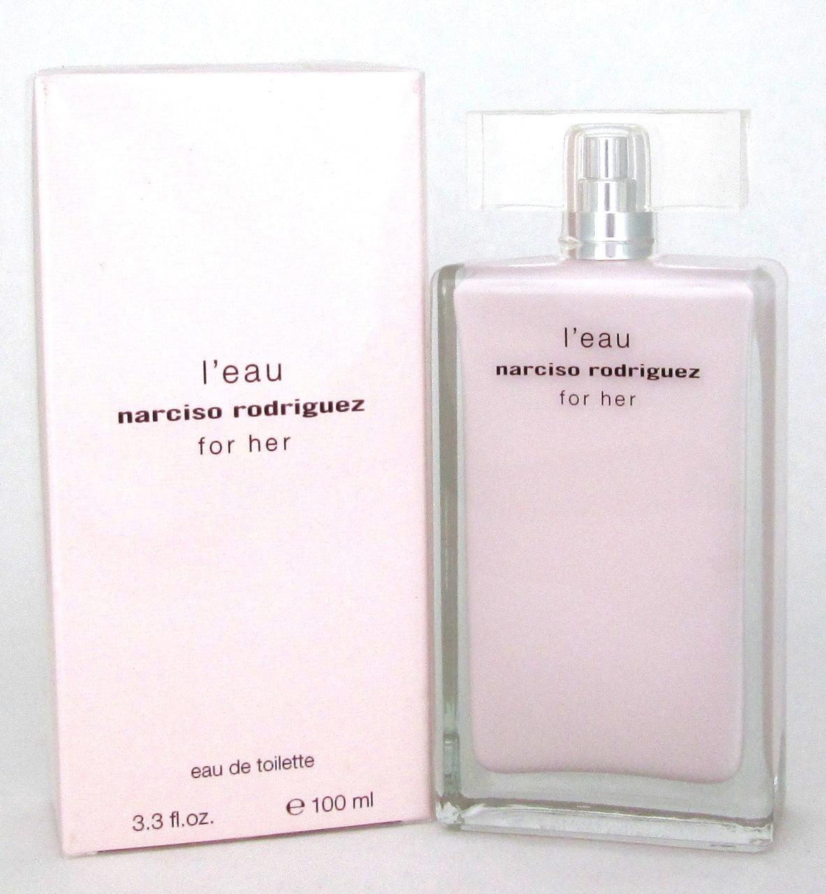 Narciso Rodriguez L'eau for Her Eau de Toilette Spray 3.3 oz. Sealed New Box.