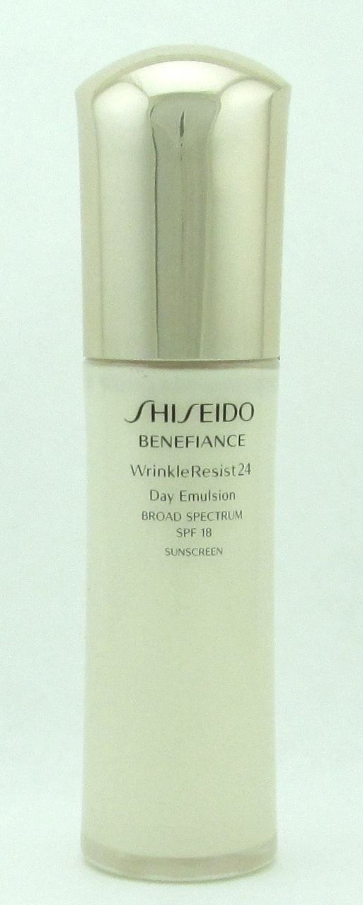 Shiseido Benefiance WrinkleResist24 Day Emulsion SPF18 75 ml./ 2.5 oz. Damaged Box