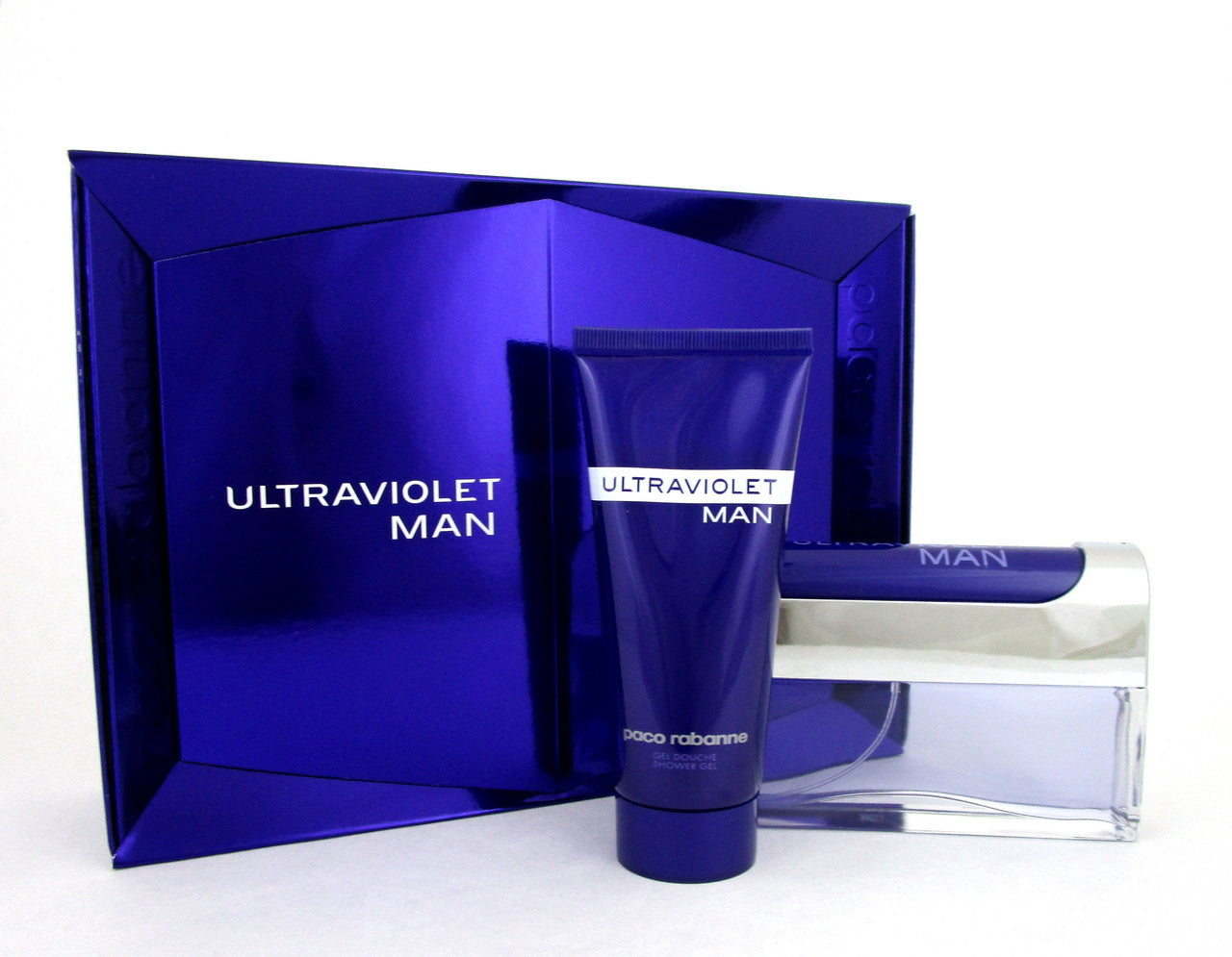 Ultraviolet Man by Paco Rabanne 2 Pieces Gift Set EDT 3.4 oz+Sh/Gel
