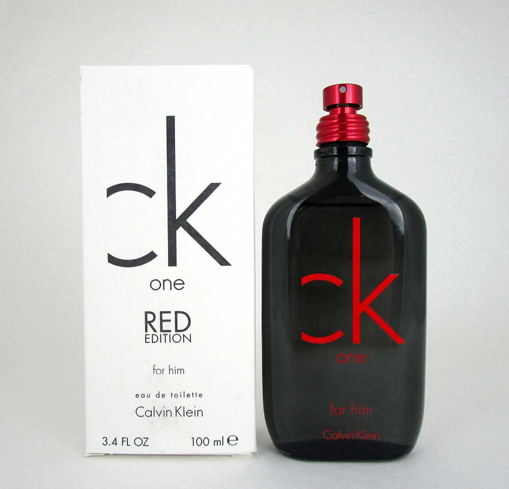 CK One Red Edition for Him Eau de Toilette Spray 3.4 oz. *Tester