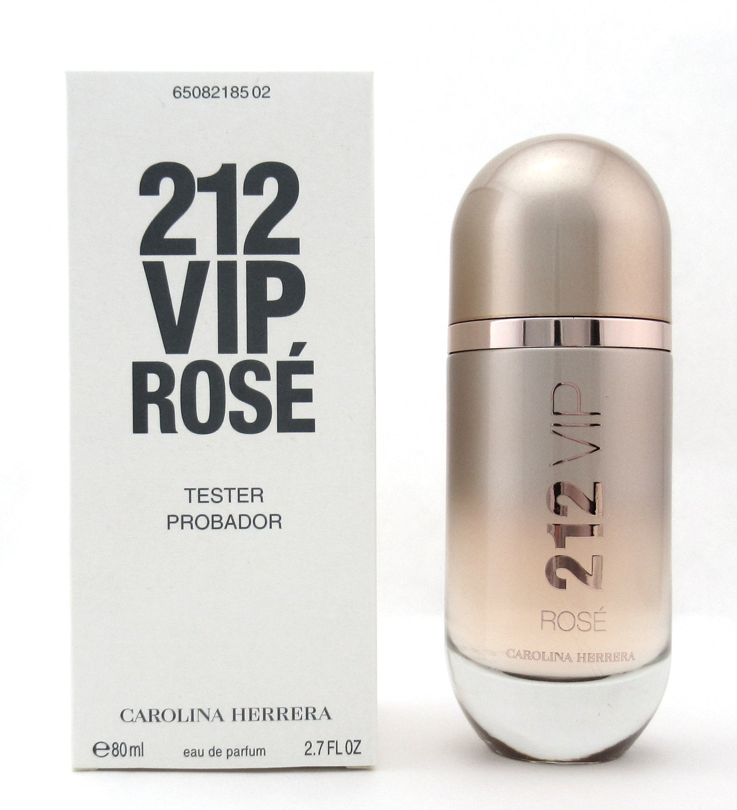 212 VIP ROSE by Carolina Herrera 2.7 oz. Eau de Parfum Spray for Women. New Tester w/Cap