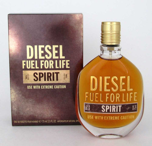 Diesel Fuel For Life Spirit Eau De Toilette 2.5oz./75ml Spray For Men