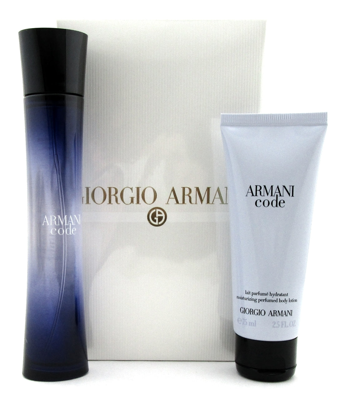 Armani Code by Giorgio Armani 2 PC Set: 2.5 oz EDP Spray+ 2.5 oz B/L
