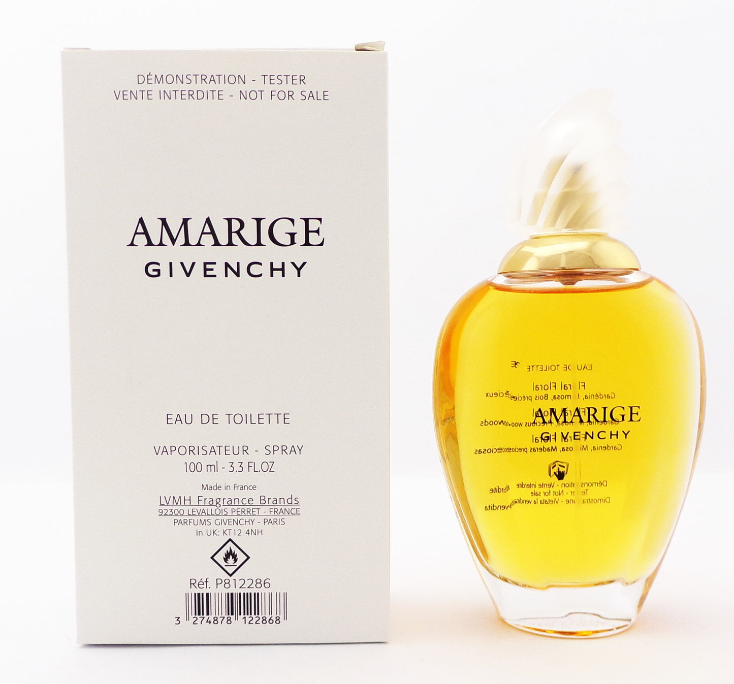 AMARIGE by Givenchy 3.3 oz. Eau de Toilette Spray for Women. New Tester w/Cap