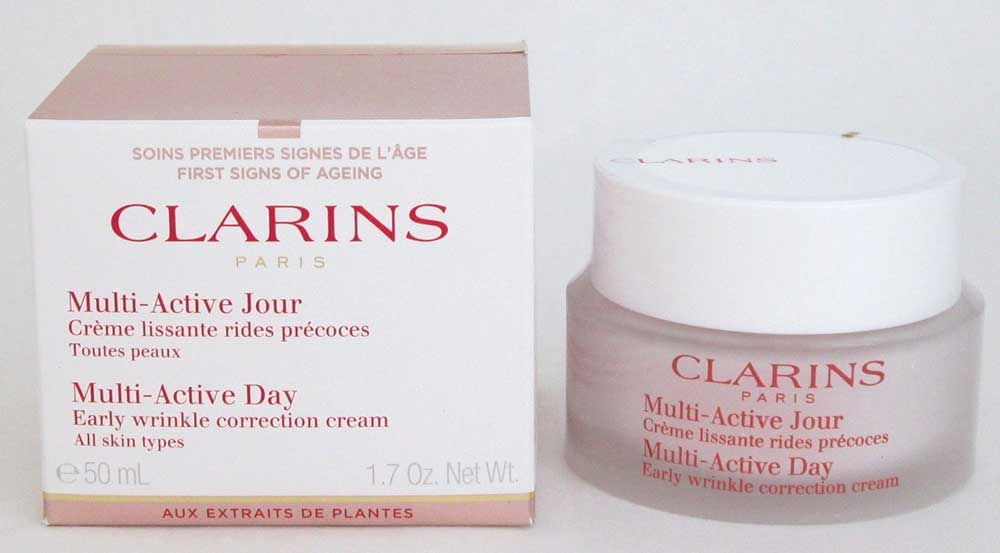 Clarins Multi Active Day Early Wrinkle Correction Cream 1.7 ozDamaged