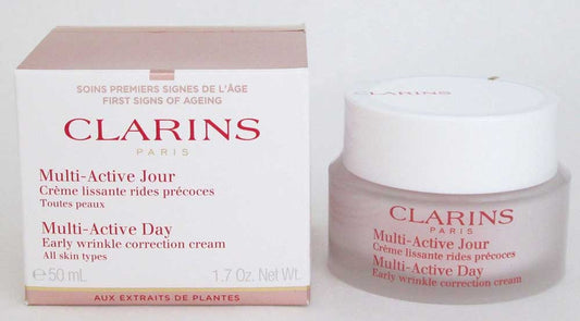 Clarins Multi Active Day Early Wrinkle Correction Cream 1.7 ozDamaged