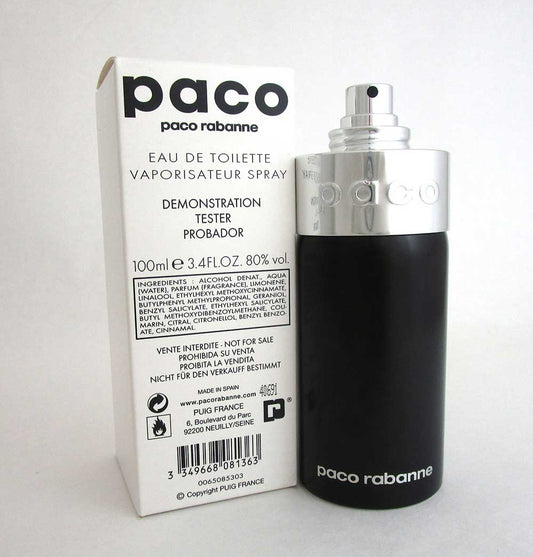 PACO by Paco Rabanne EDT Spray 3.4 oz./100 ml. Men or Women *Tester