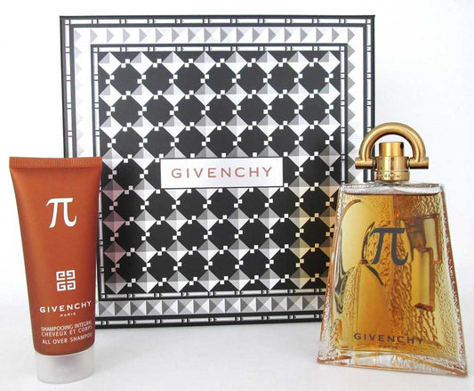 Pi by Givenchy Gift Set for Men 3.3 oz.EDT Spray+2.5 oz.Shampoo